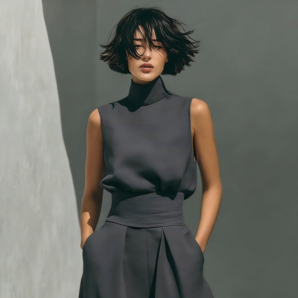 Elegant Women Simple Cotton Linen Jumpsuit