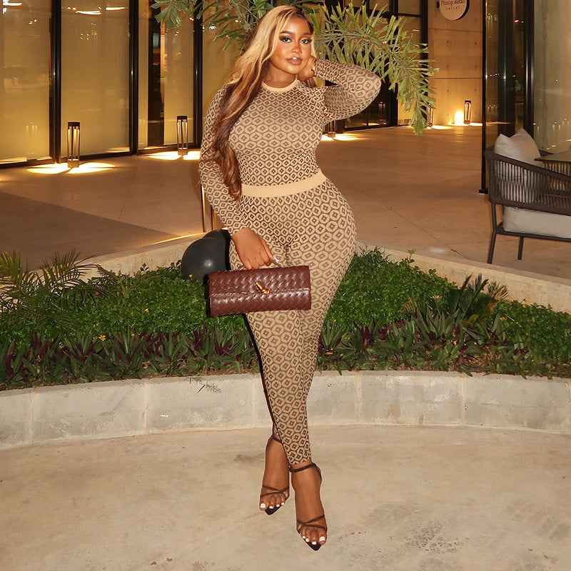 Women's Slim Fit Elastic Waist Jumpsuit