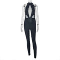 MUNSIEUR Cutout out Niche Sexy Solid Color Jumpsuit