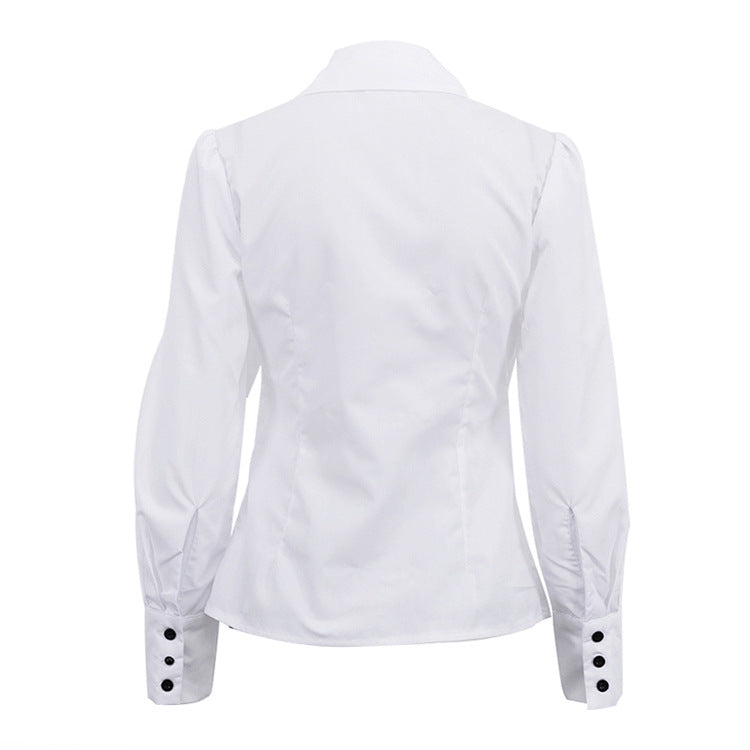 Long Sleeve Cardigan Blouse