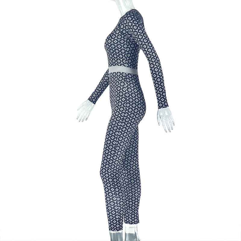 Women's Slim Fit Elastic Waist Jumpsuit