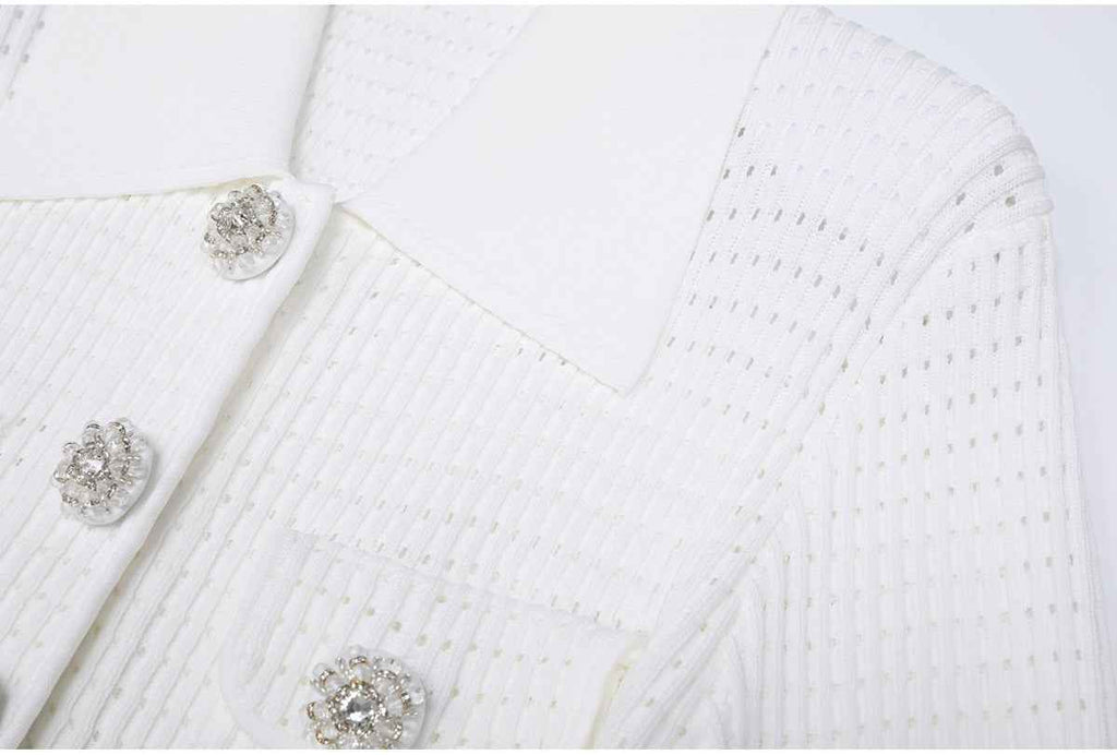 Knitted All Matching Women's Top Cardigan Sweater