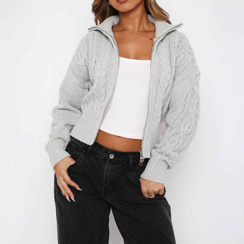Long Sleeve Solid Color Women's Sweater