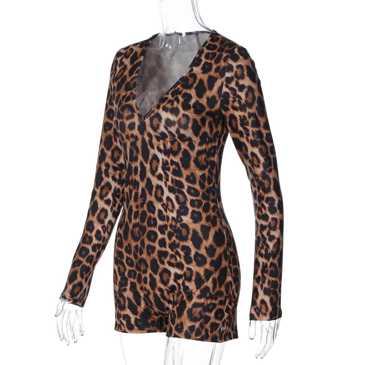 Leopard Print Romper
