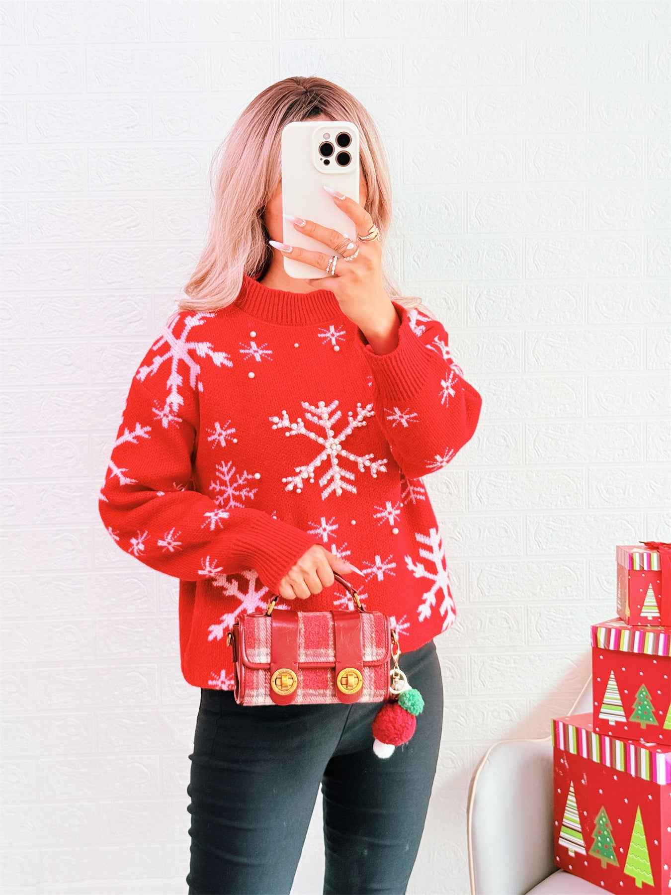 Christmas Knitted Pullover Casual Sweater