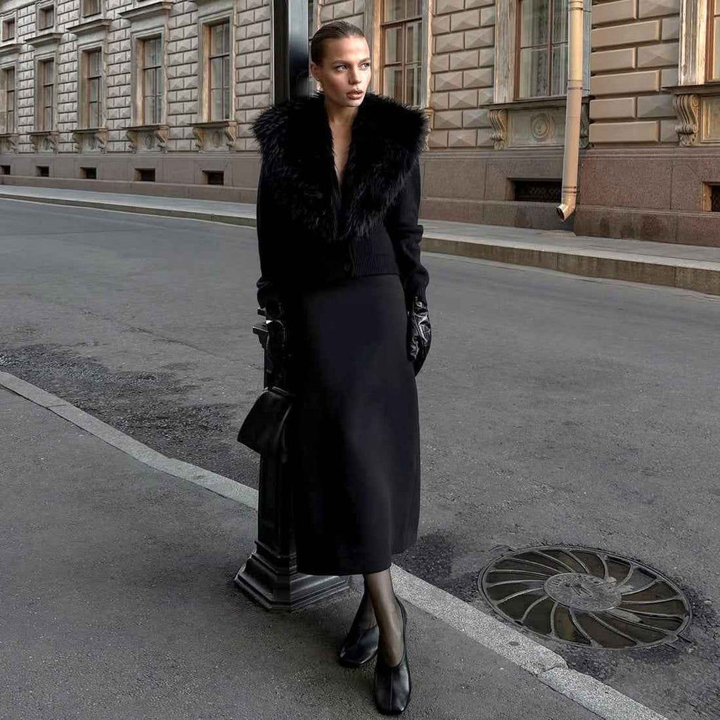 Furry Cardigan Jacket for Women