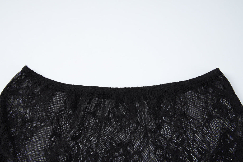 Lace Skirt and Dress Two Piece Set