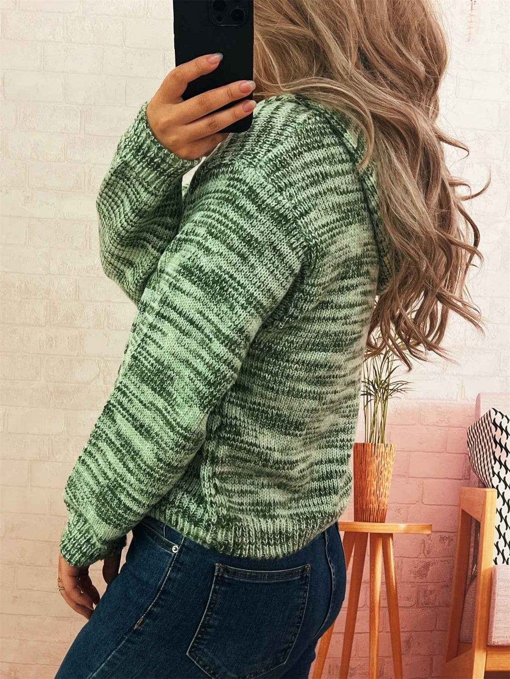 Knitted Cardigan Casual Loose Single Breasted Women Sweater