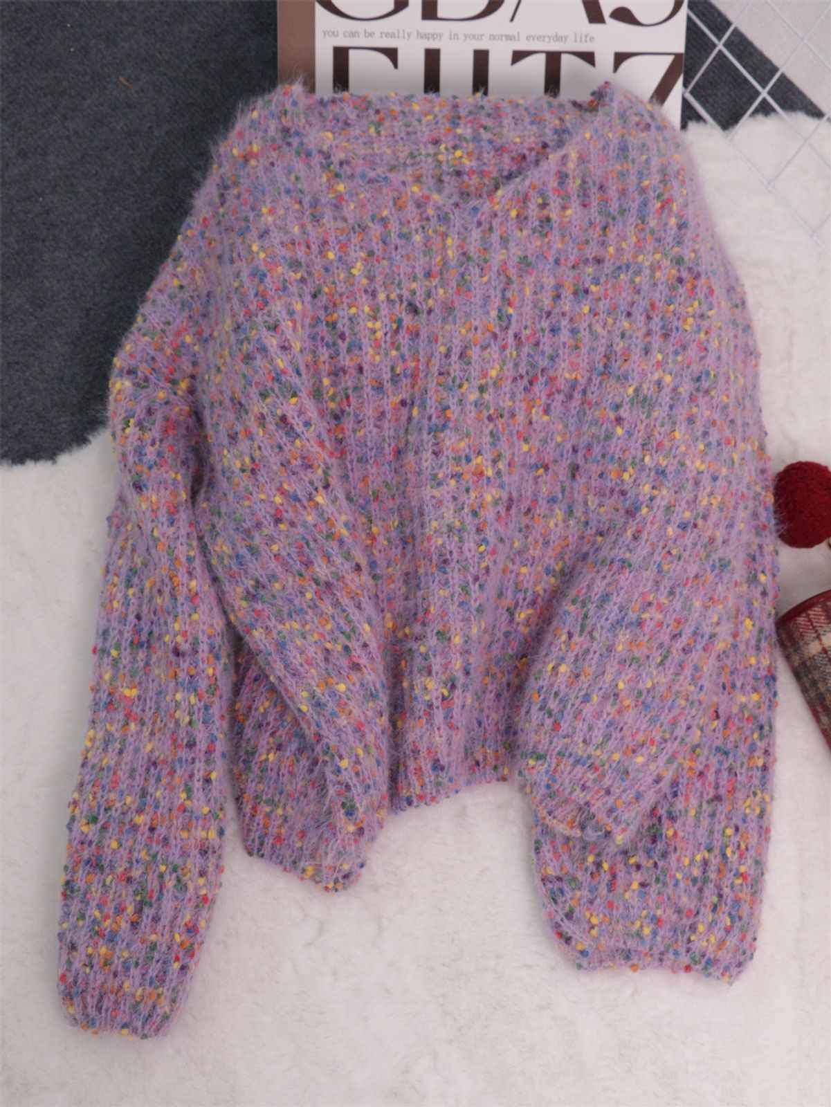Knitted Pullover Sweater for Women