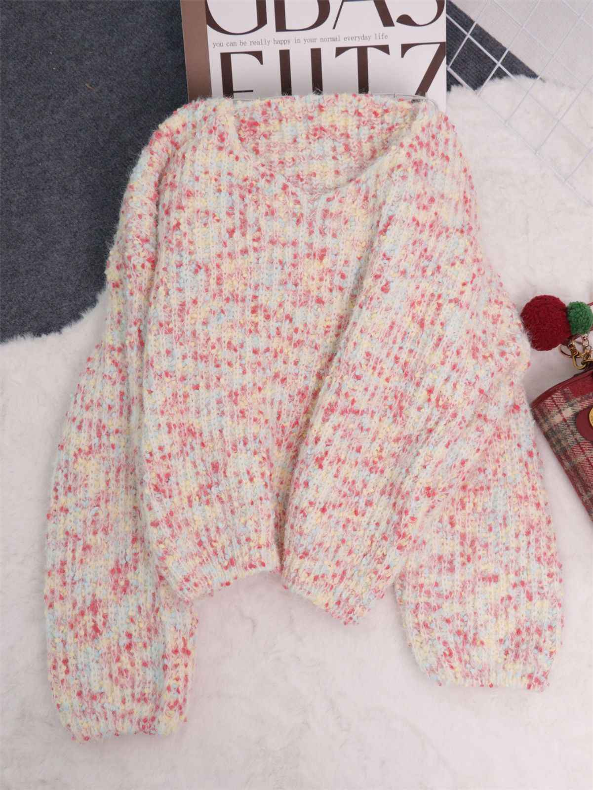 Knitted Pullover Sweater for Women