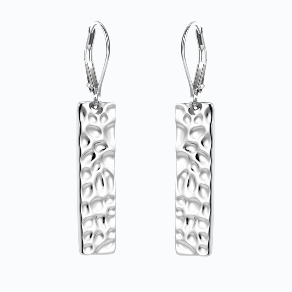 Brass real gold electroplating niche light luxury karst pleated earrings women's earrings