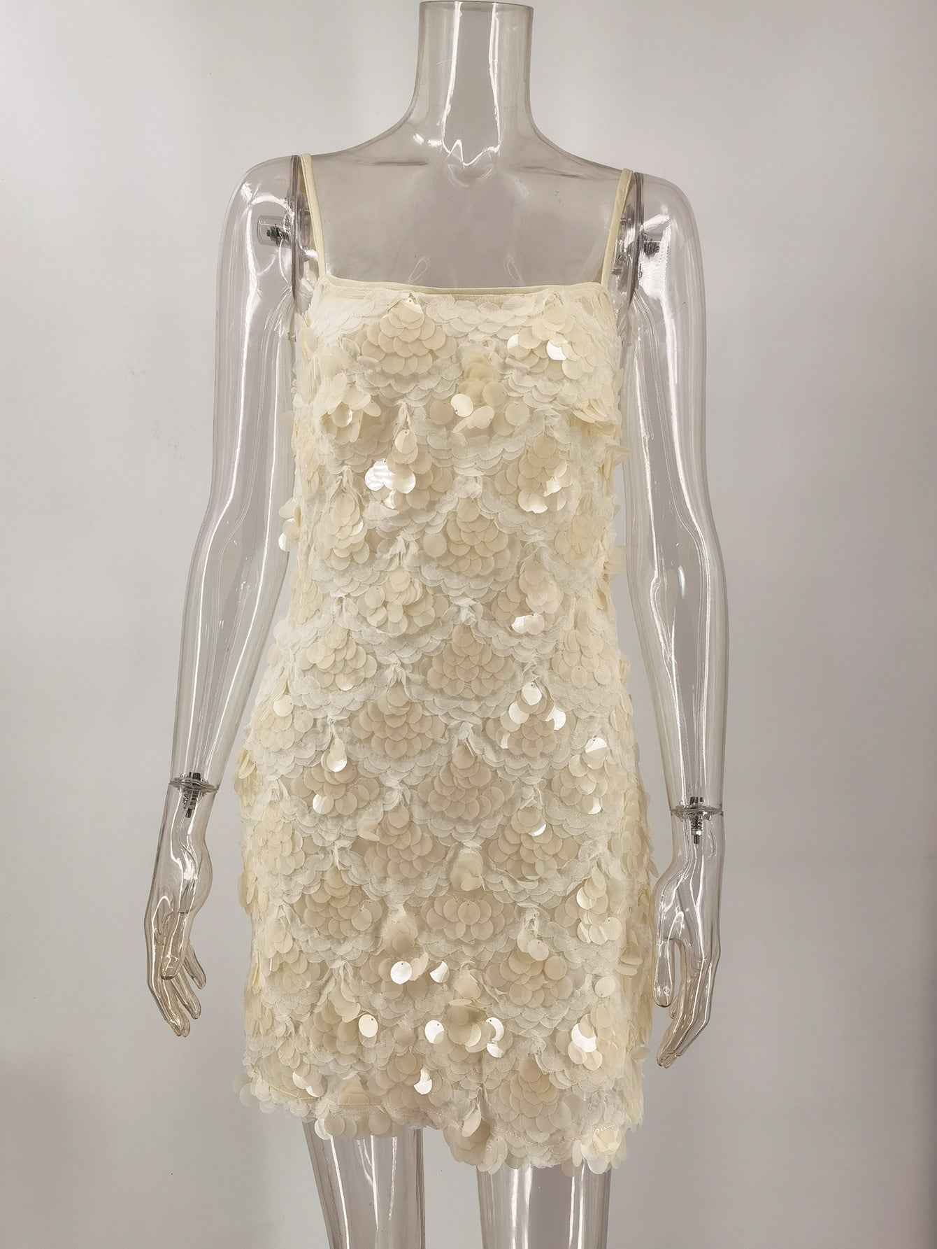 Backless Spaghetti Strap Party Dress