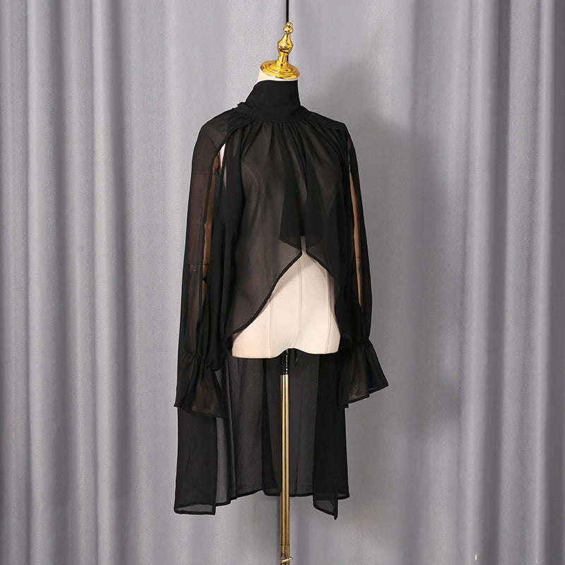 Casual Irregular Asymmetric Blouse