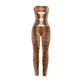 Cutout out Slim Fit Jumpsuit (Small Size Only)