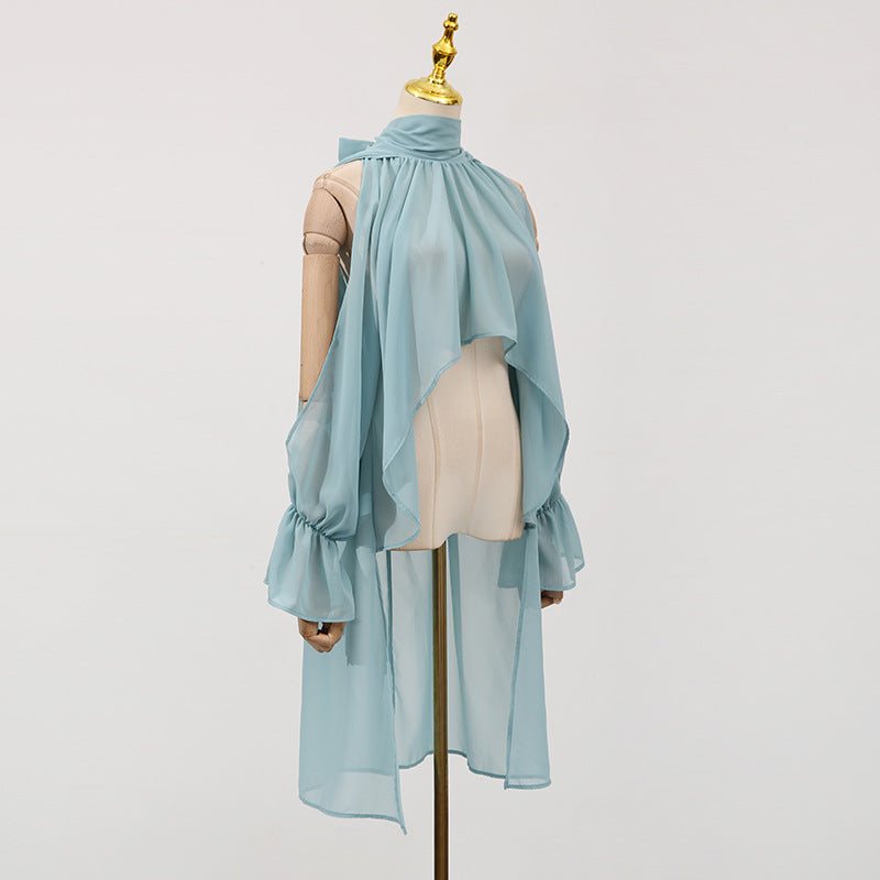 Casual Irregular Asymmetric Blouse