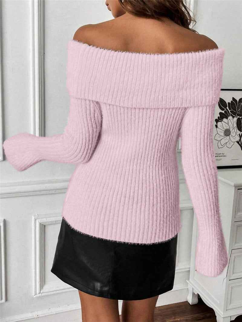 Shoulder Baring Sweater
