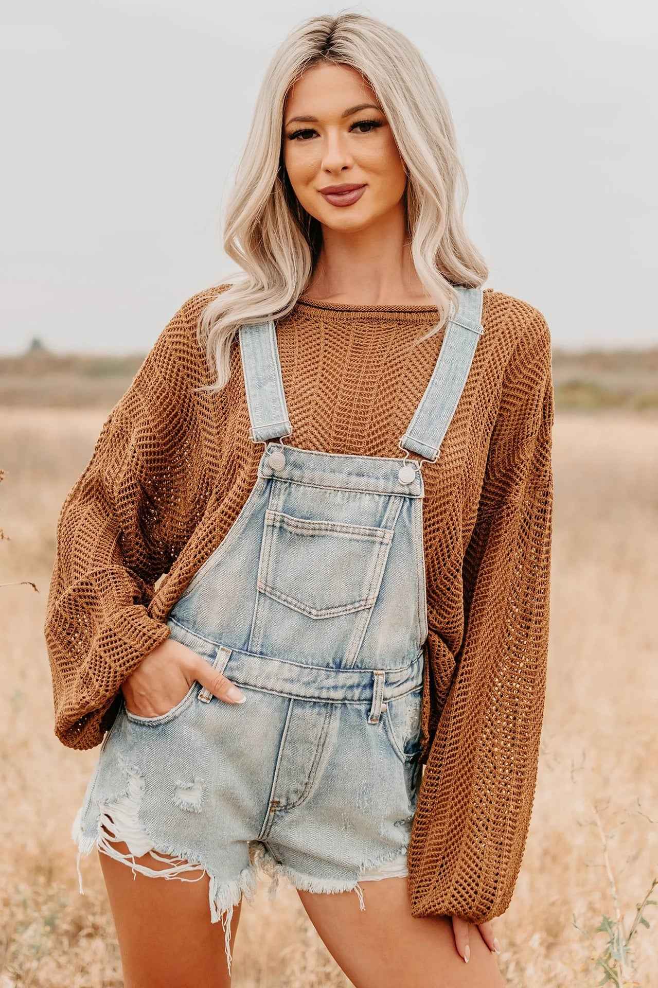 Denim Bottoms Women's Overalls