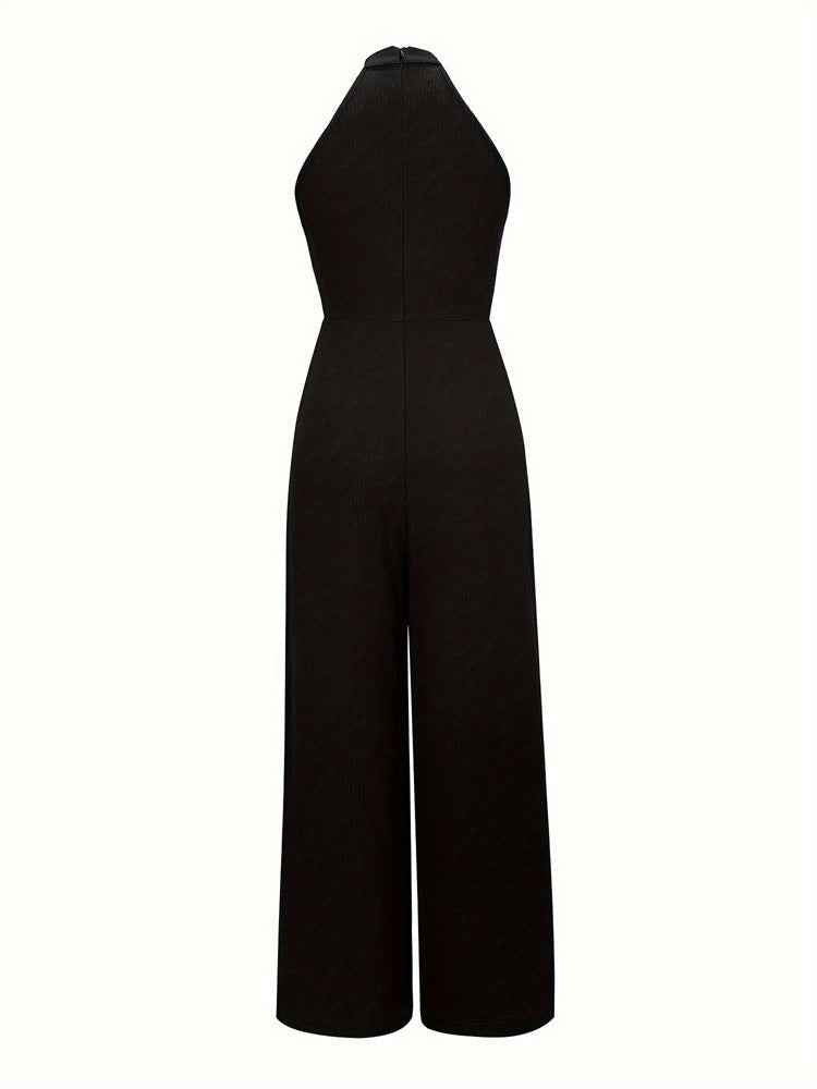 Jumpsuit Elegant Halter Sleeveless Goddess Jumpsuit Casual