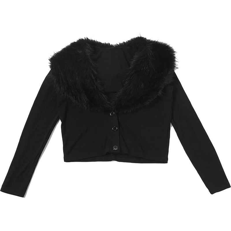 Furry Cardigan Jacket for Women