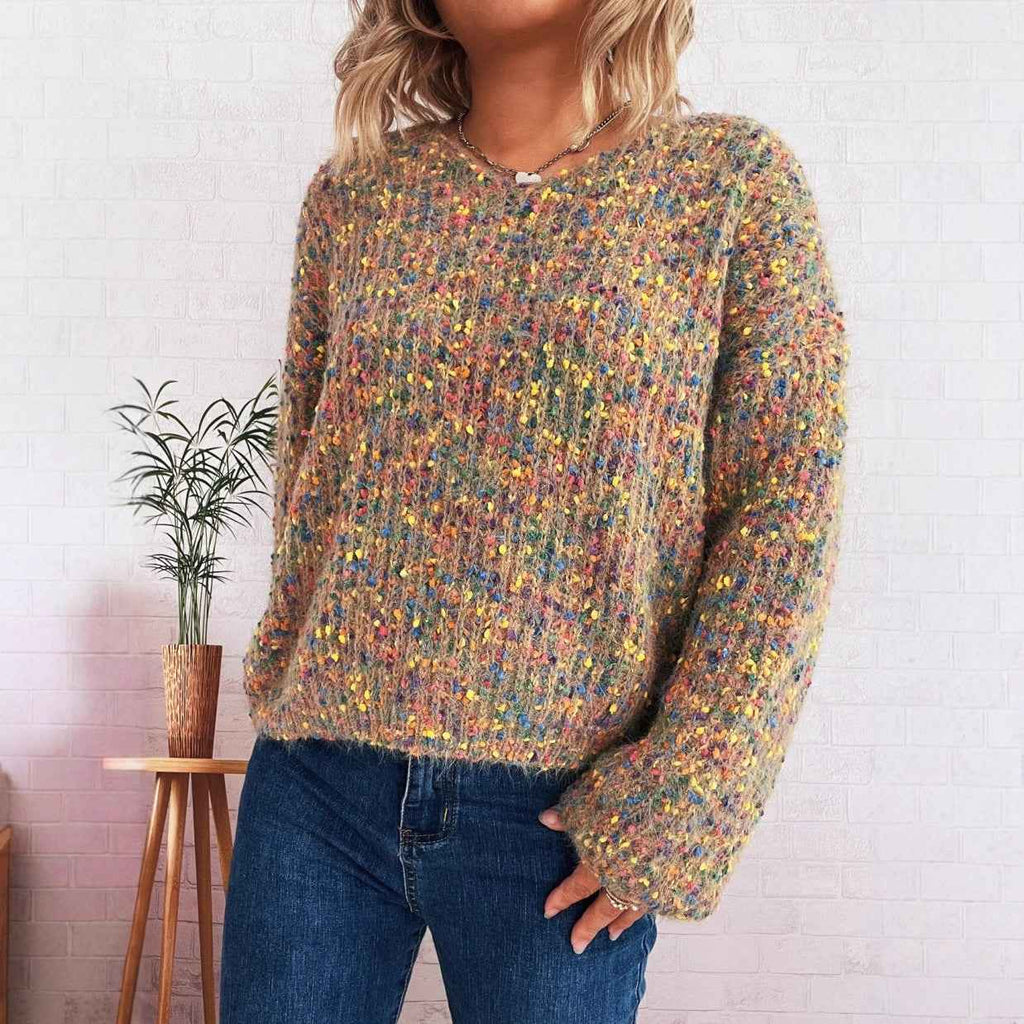 Knitted Pullover Sweater for Women