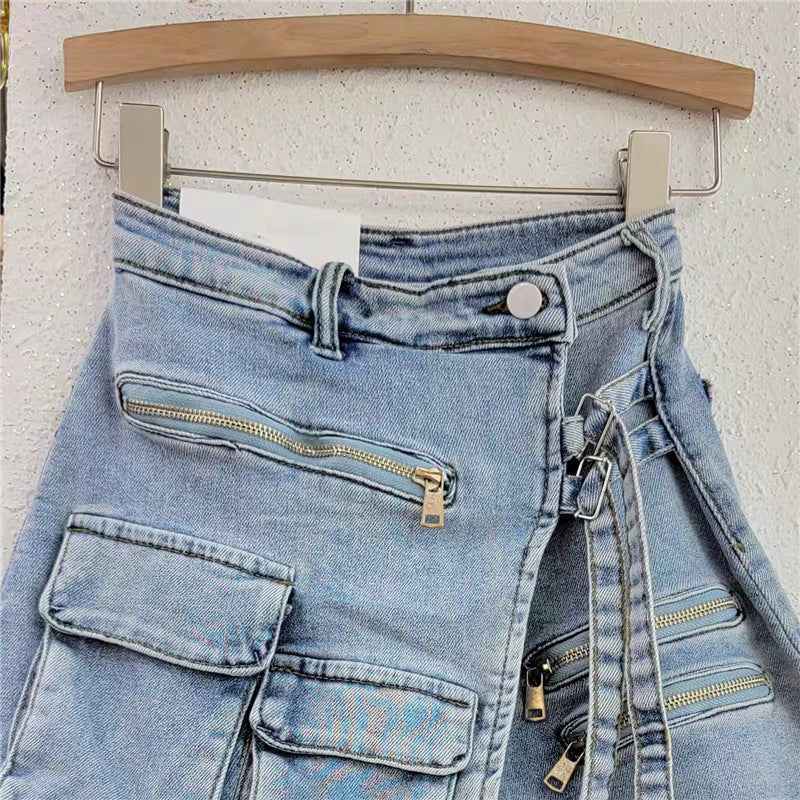 Women's Bottoms Denim Skort