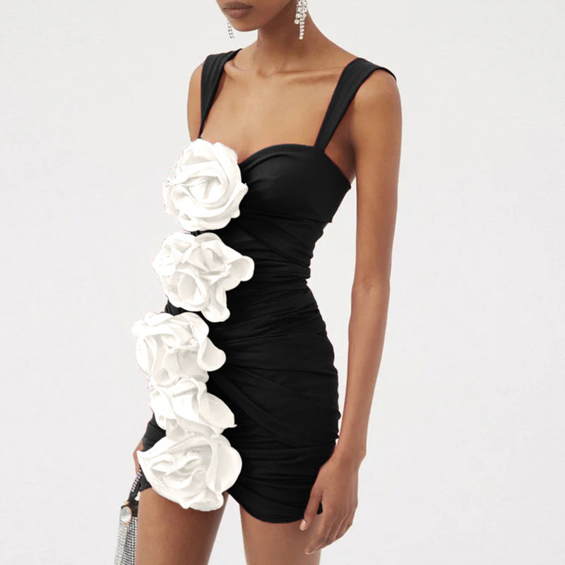 Women's Dress Flower Beach Hot One-piece