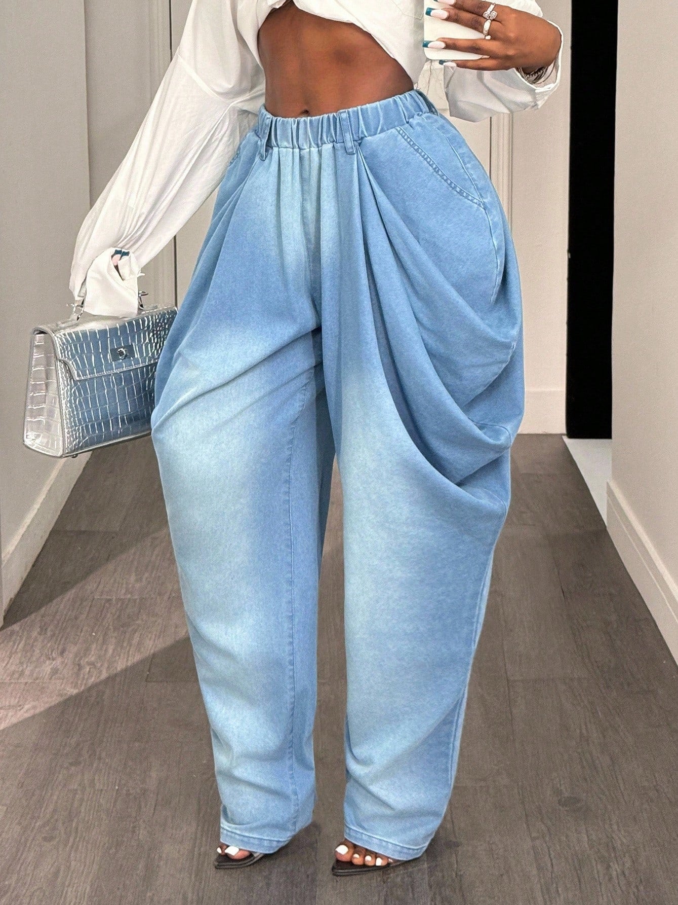 Loose Denim Trousers Jeans for Women