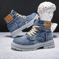 Men's High-top Striders for Men Denim Casual