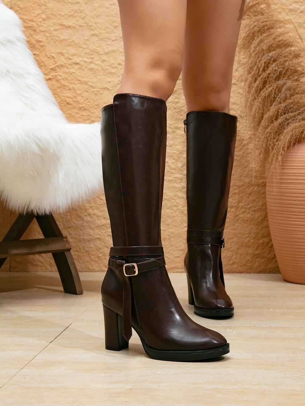 Boots Classic Party below the Knee Side Zipper