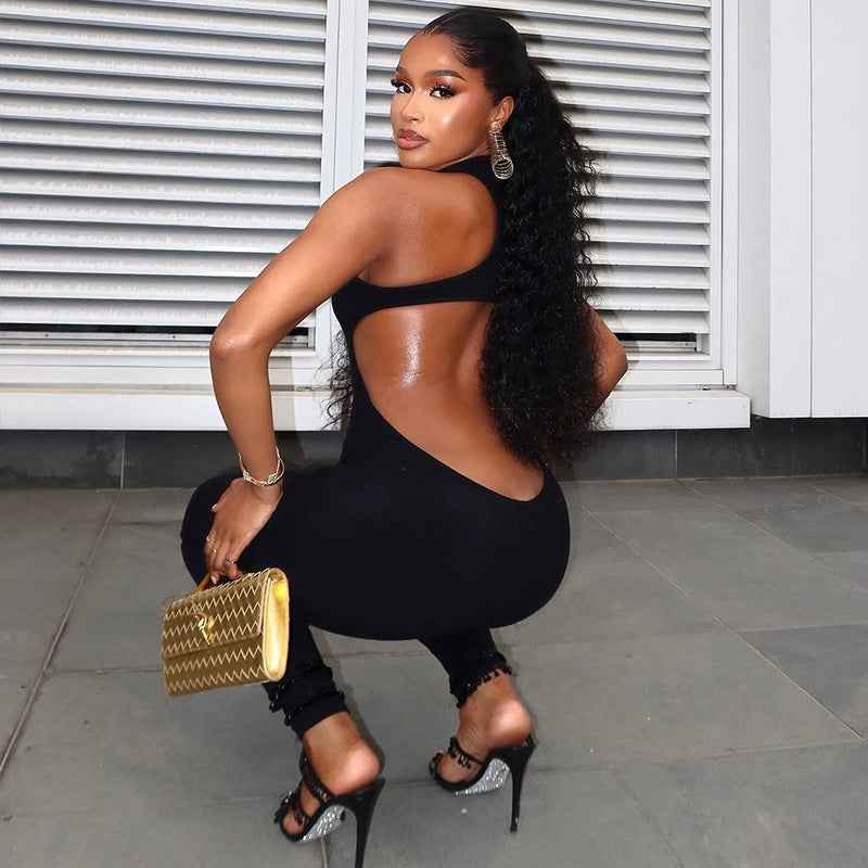 Hollow Out Jumpsuit
