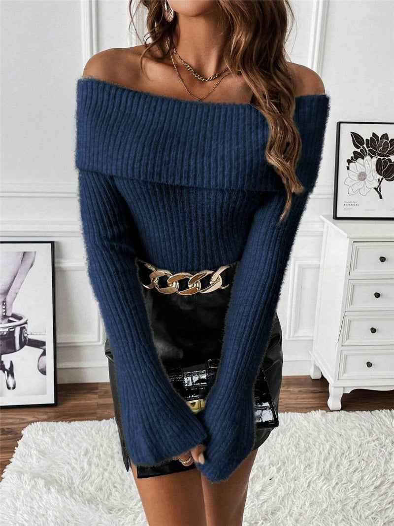 Shoulder Baring Sweater