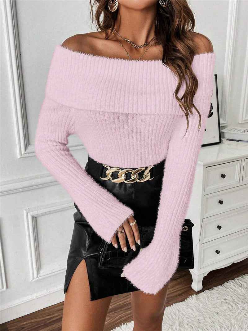 Shoulder Baring Sweater