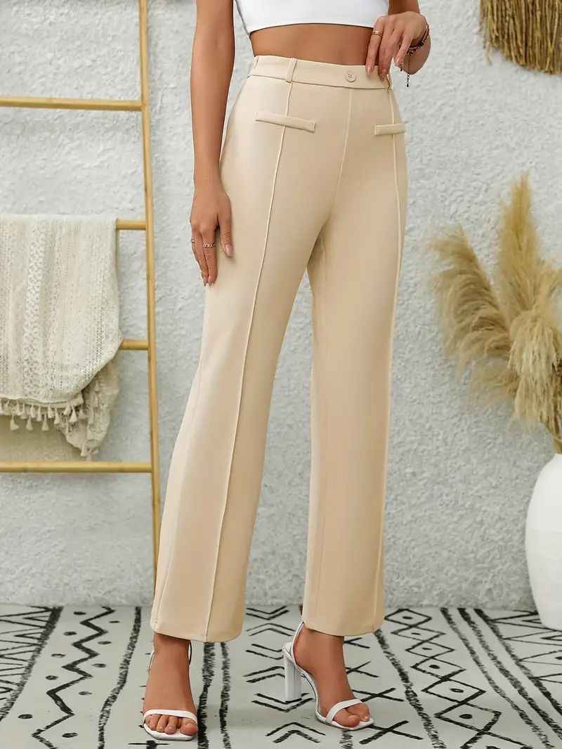 Front Pocket Decorative Stretch Slim Workwear Jeans
