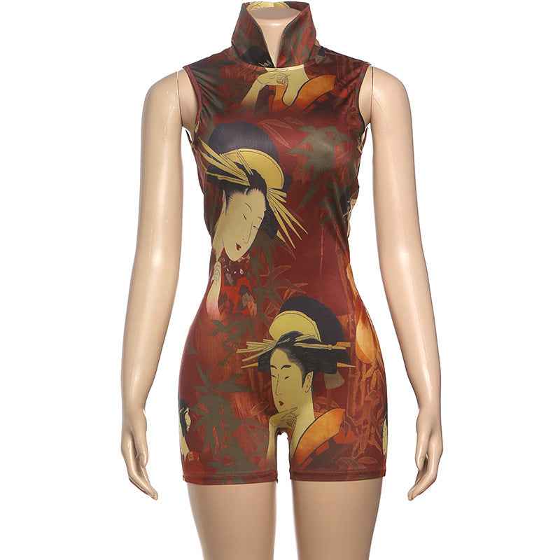 Sexy Slim Sleeveless Romper