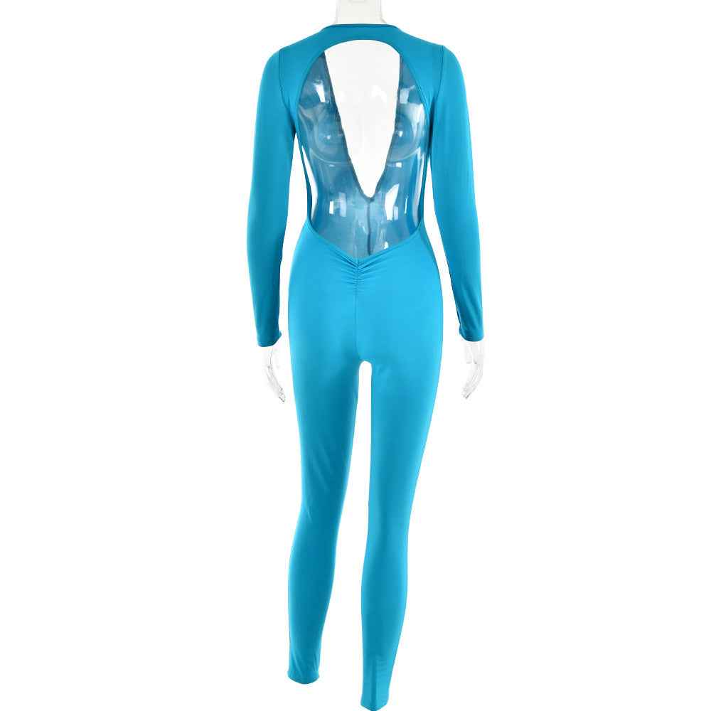Sexy Backless Tight Jumpsuit