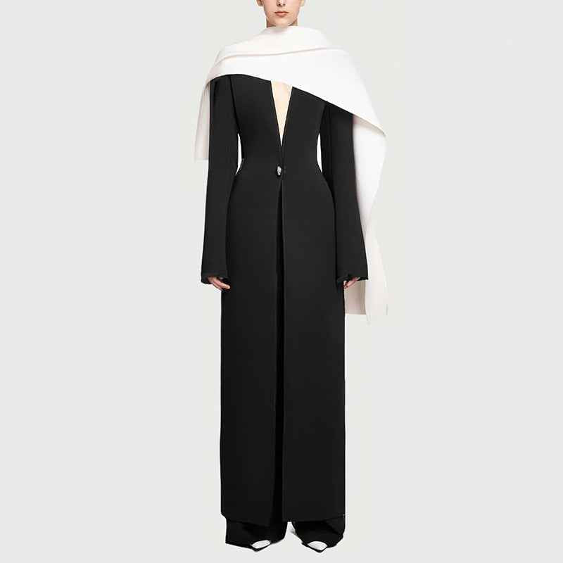 Elegant Trench Women's Elegant One Button Jacket