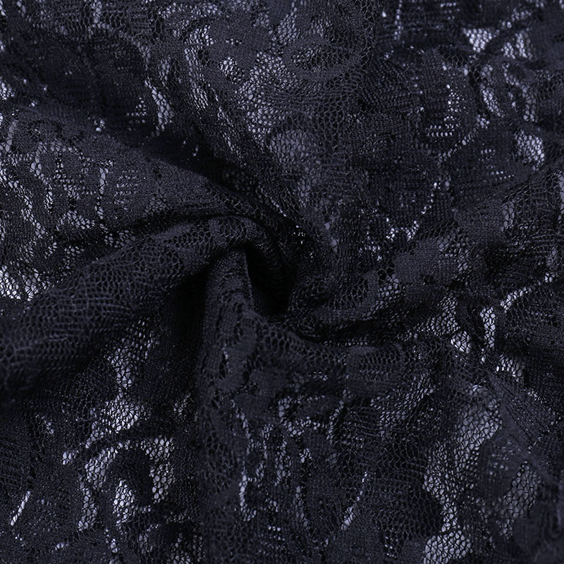Gothic Classic Lace Flare Sleeve Blouse Y2K Rave
