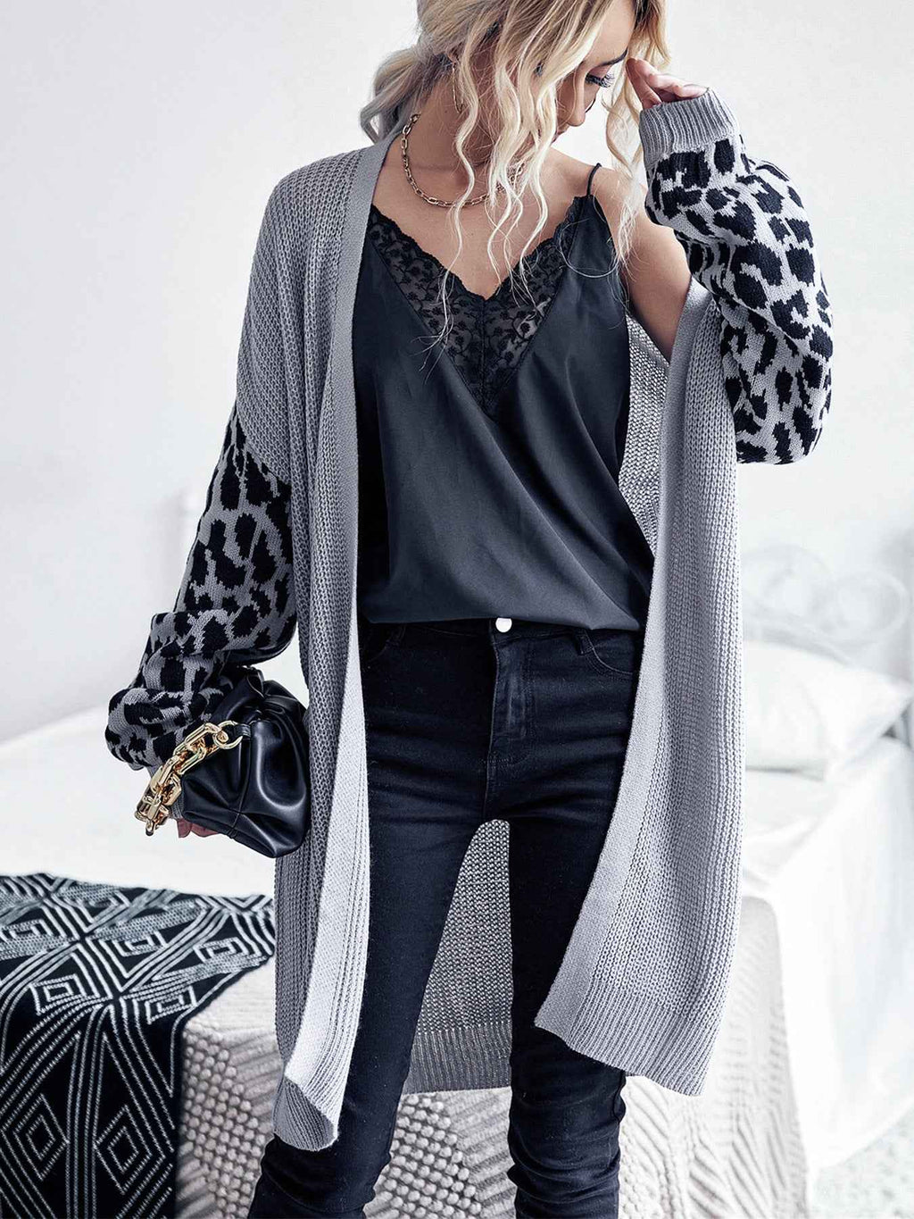 Knitted Cardigan Sweater