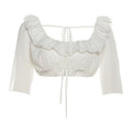 Irregular Asymmetric Skirt Set Three Piece