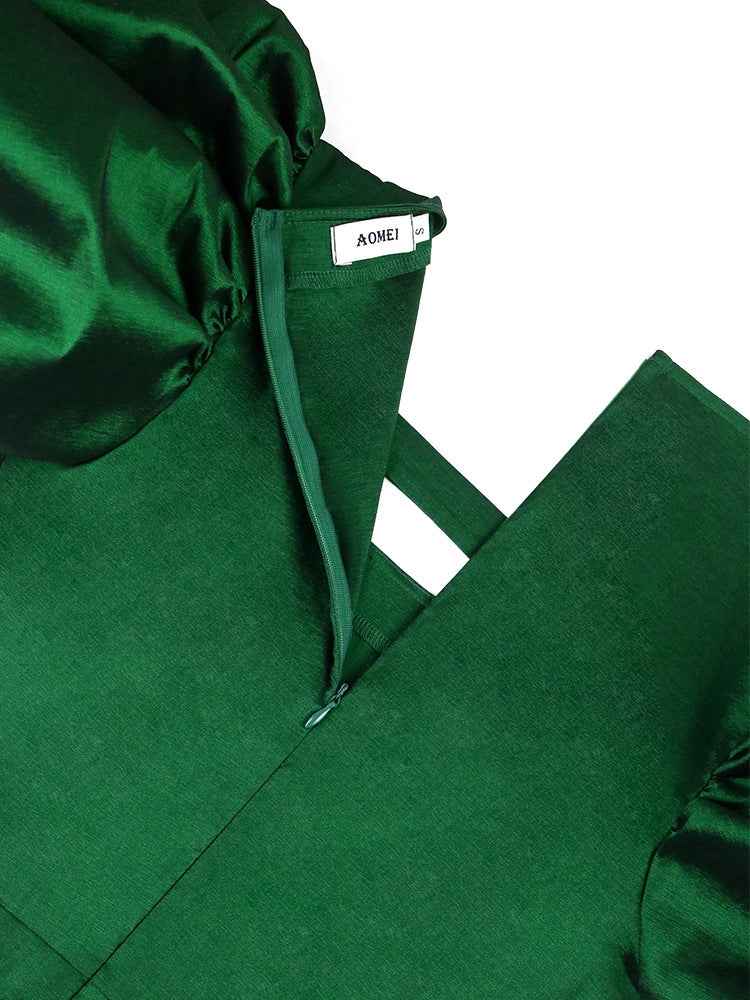 Puff Sleeve Jumpsuit Elegant