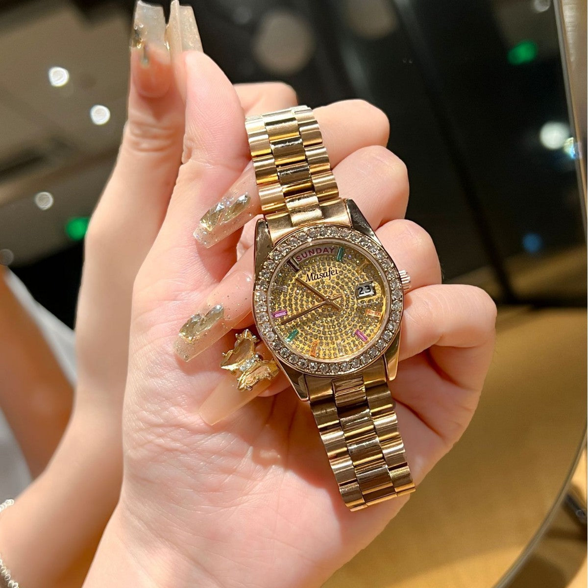Women's Designer Waterproof Watch