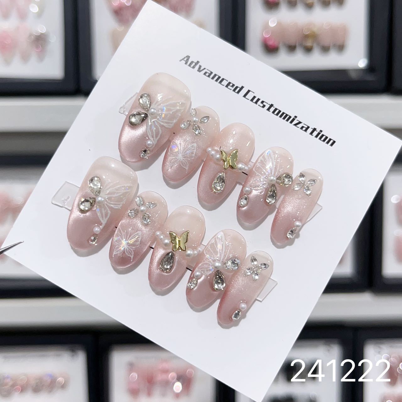 1031- Handmade press on nails fake nails removable