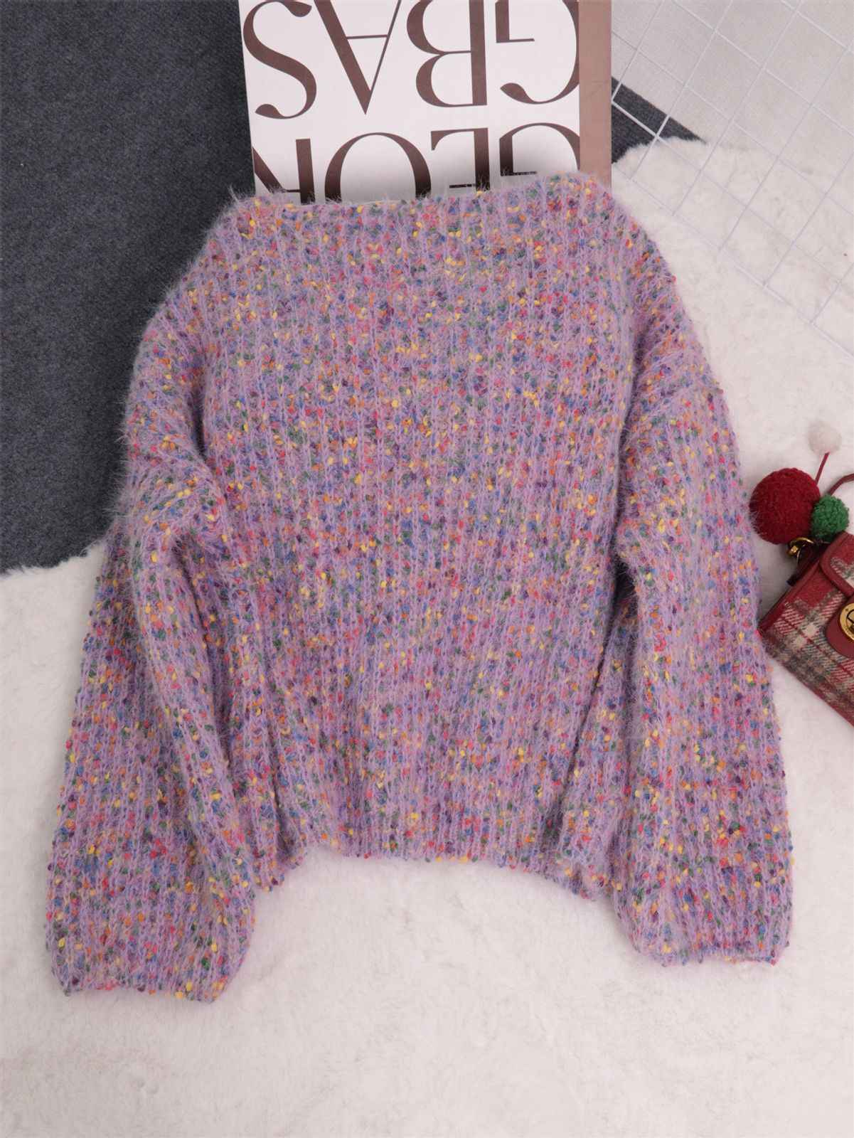 Knitted Pullover Sweater for Women