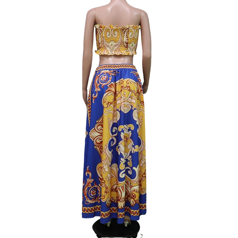 Mid Length Skirt Set