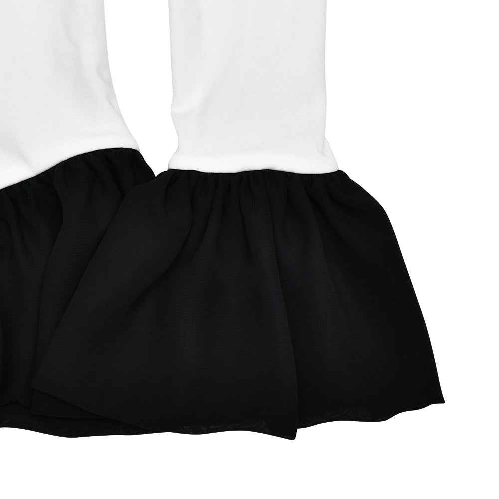 Bell Sleeve Sexy Stitching Sexy Slim Jumpsuit