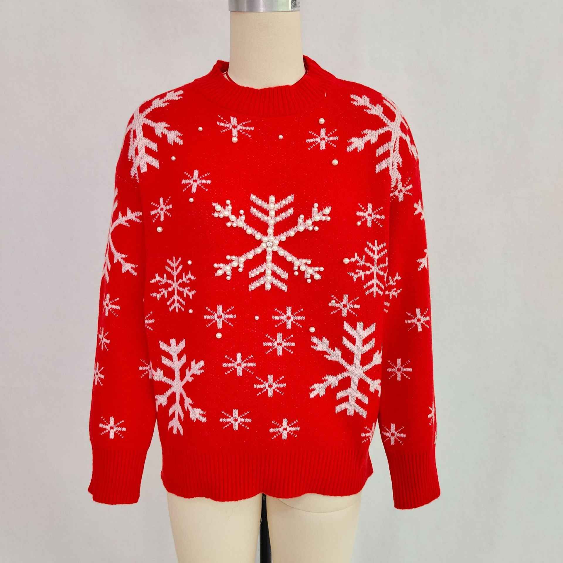 Christmas Knitted Pullover Casual Sweater