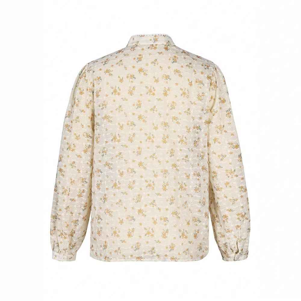 Spring Casual Elegant Lace Stitching Blouse