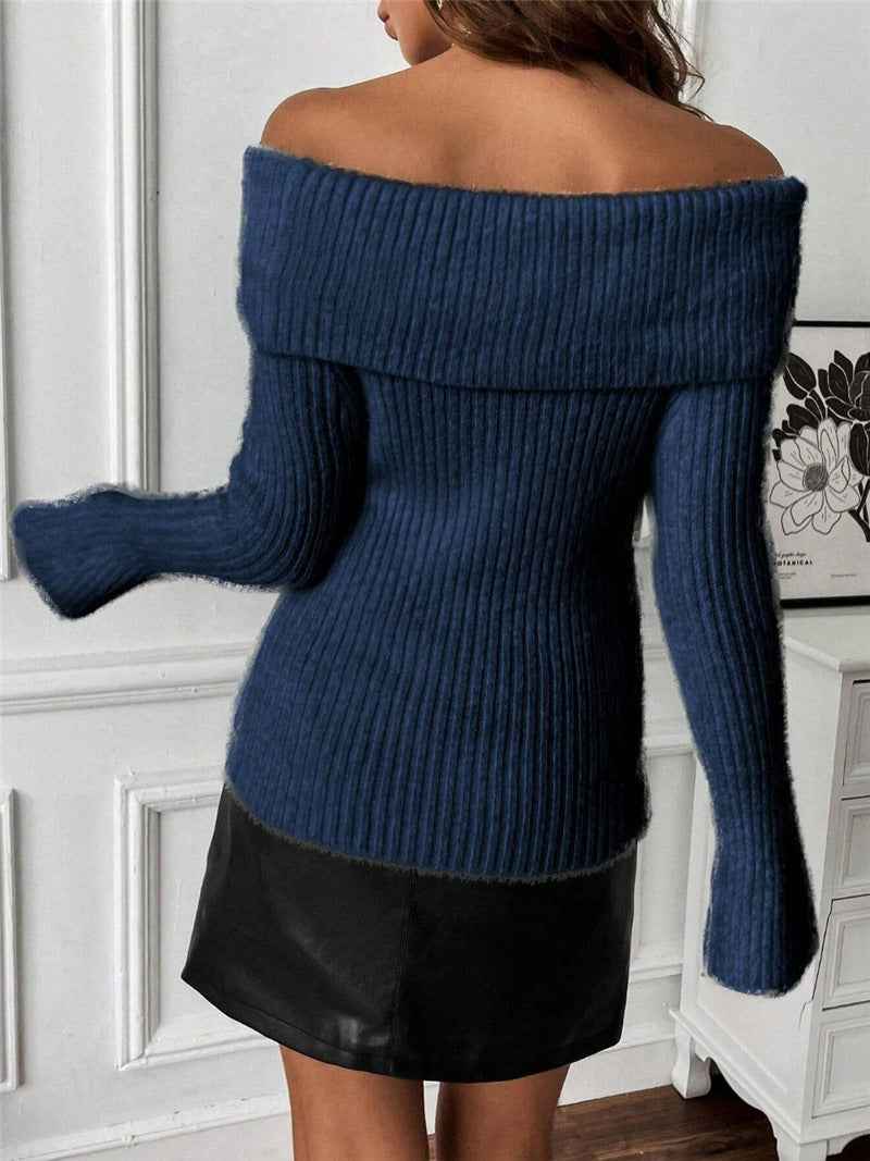 Shoulder Baring Sweater