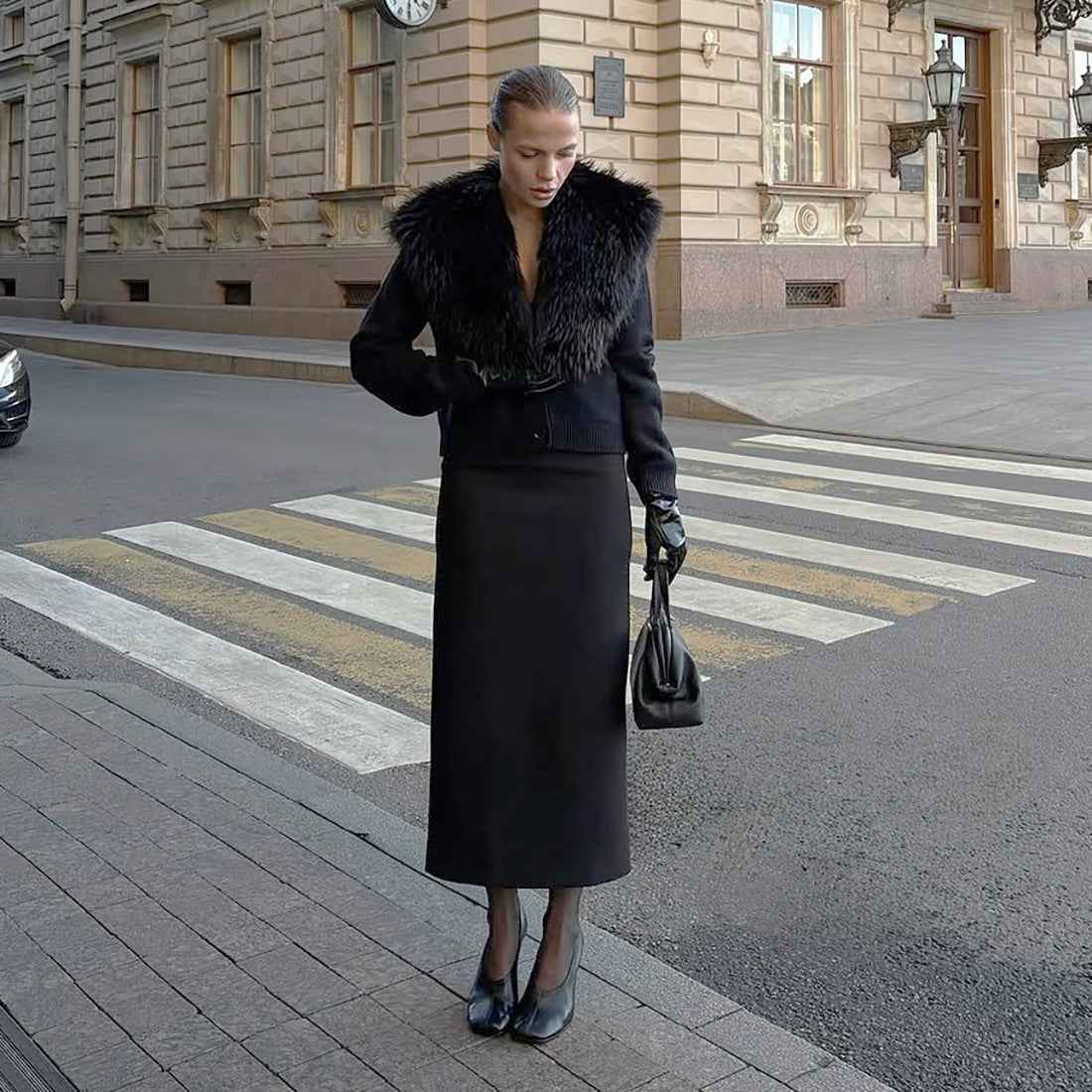 Furry Cardigan Jacket for Women