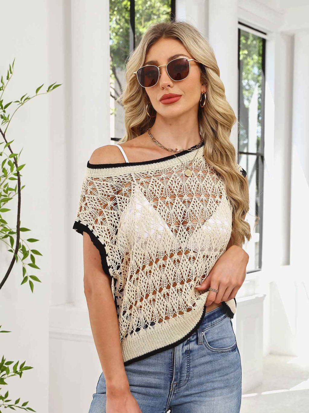 Sweater Vest Knitted Top for Women